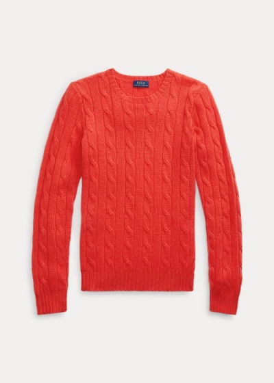 Women's Polo Ralph Lauren Cable-Knit Cashmere Sweater | 216470QEF